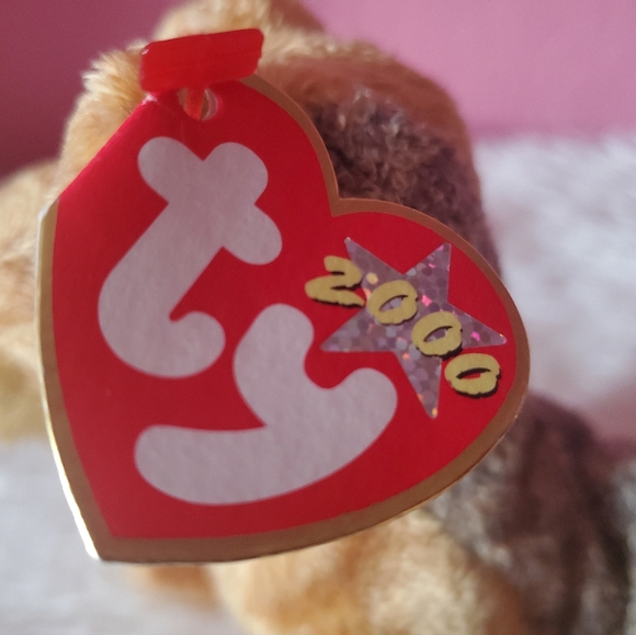 Ty Beanie Babies Whiskers The Dog 2000 - Picture 5 of 7